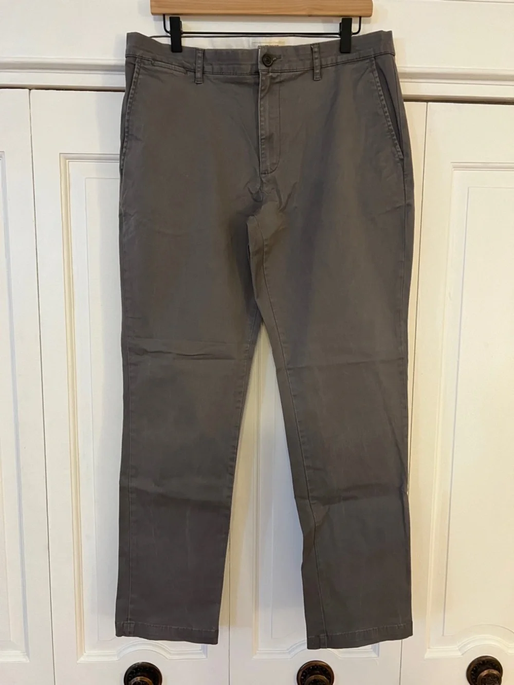 Goodthreads Men's Slate Gray Chino Pants - Picture 1 of 3